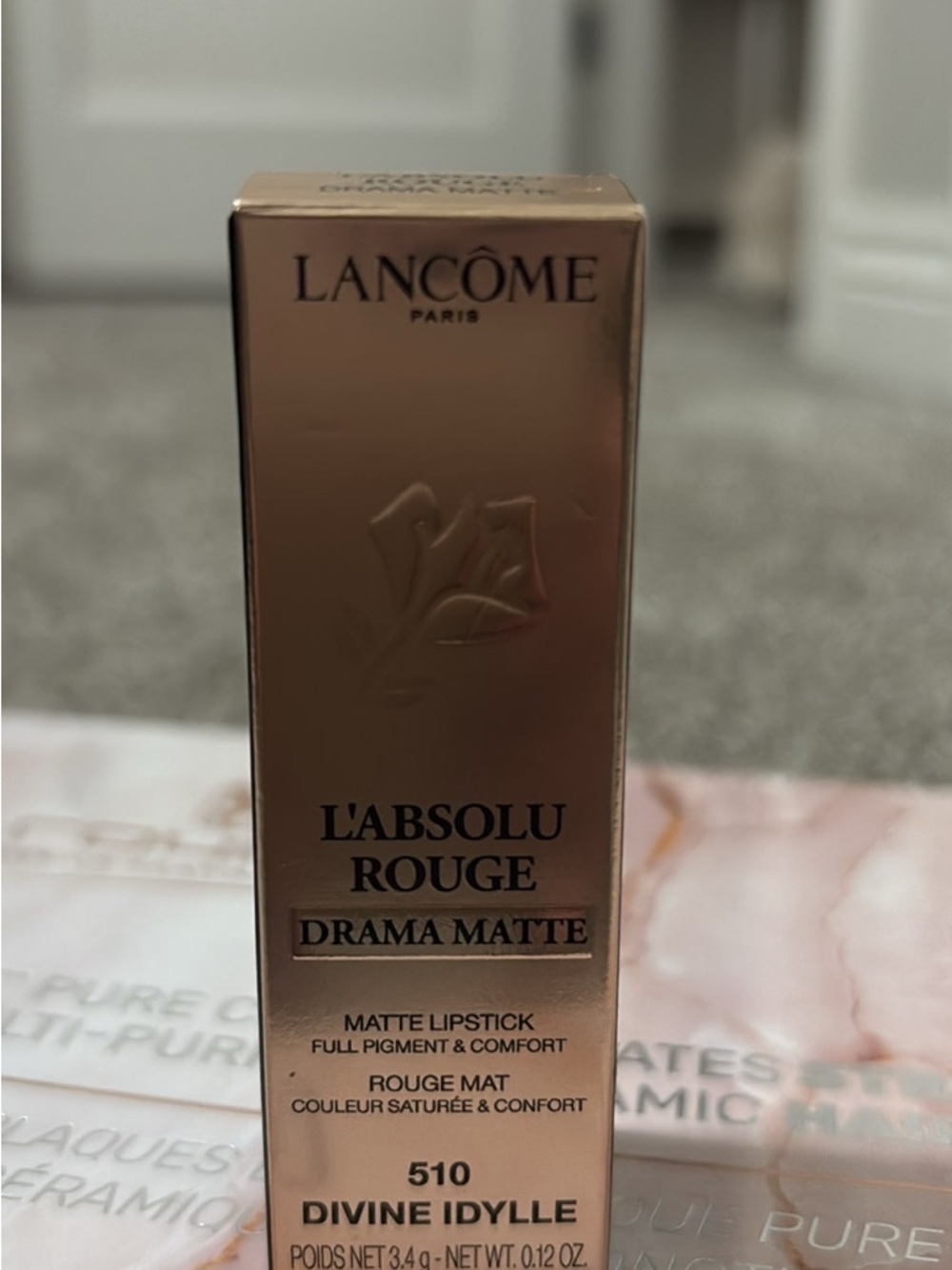 Lancôme L'Absolu Rouge Drama Matte Lipstick 510 Divine Idylle - Rose Nude